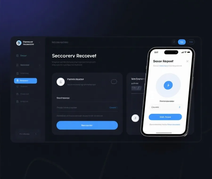 账号恢复与密码找回界面示意图
